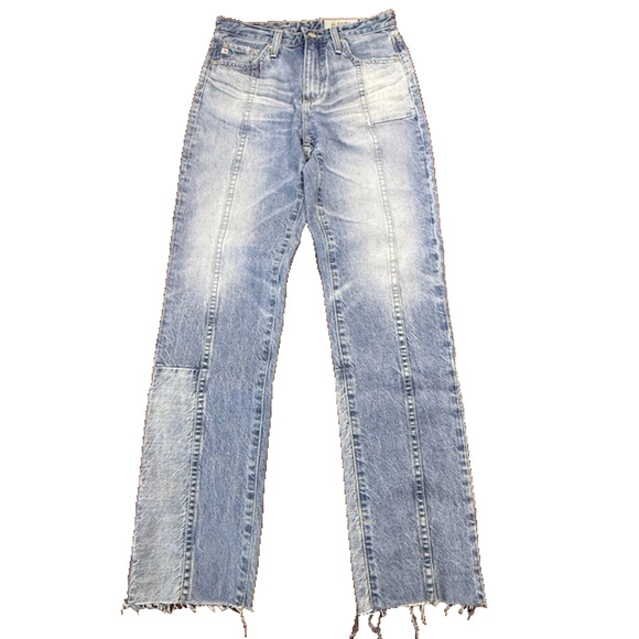 AG Adriano Goldschmied The Phoebe Vintage High Waisted Tapered Leg Jeans Size 25 - Picture 6 of 16